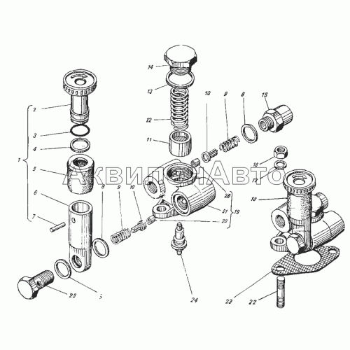 Насос топливоподкачивающий ТНВД модель 324-10