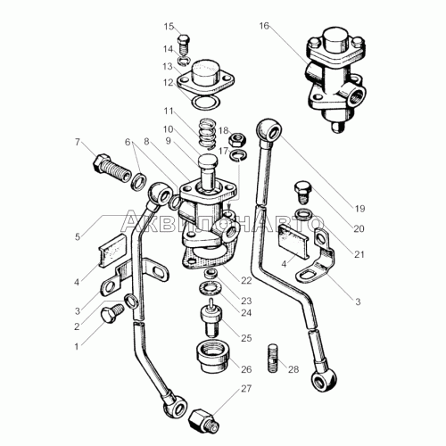 Выключатель гидромуфты ЯМЗ-240БМ2