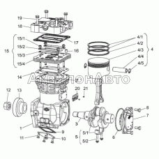 Компрессор пневматического тормоза LP 3999