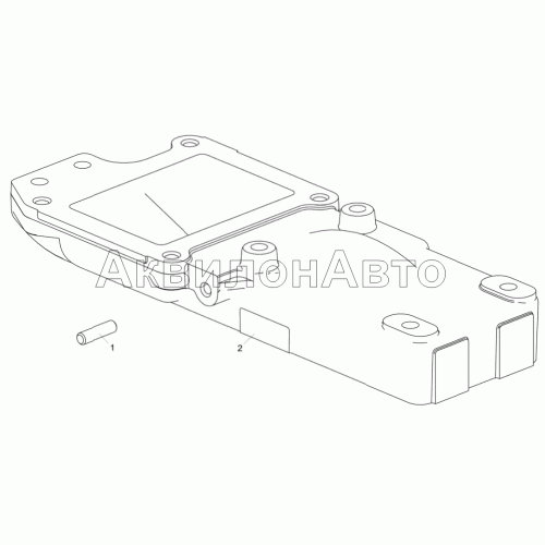 236-1002255-В4 Крышка блока верхняя в сборе