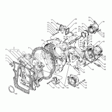 Картер демультипликатора коробок передач ЯМЗ-239, ЯМЗ-2391 (чугунный)