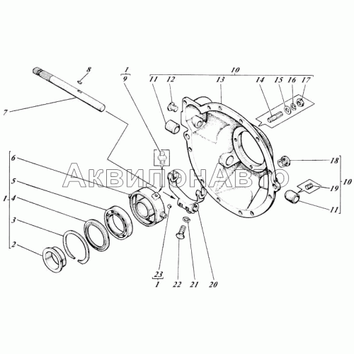 Муфта сцепления 41-21c1-01-31