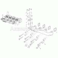 Коллектор выпускной (для двигателя ЯМЗ-53442) 53441-30-100800-010