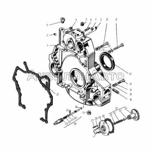 Картер маховика Картер маховика