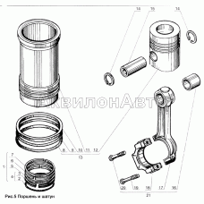 Поршень и шатун