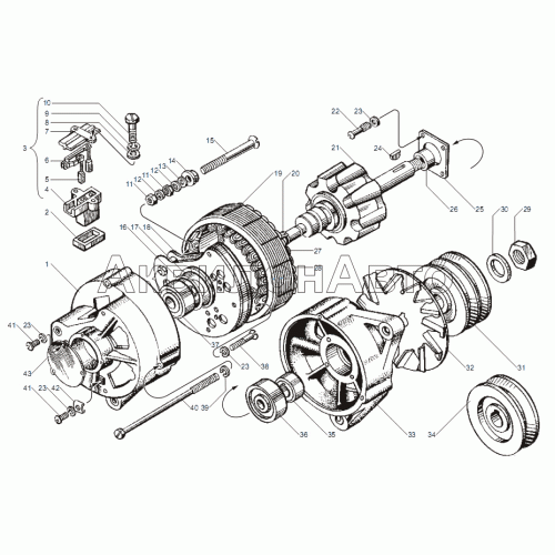 Генератор 5702.3701-20, 5702.3701-30 и Г287Е