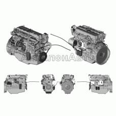 Двигатели ЯМЗ-5362-01, ЯМЗ-5362-02, ЯМЗ-536-41, ЯМЗ-536-42 в сборе