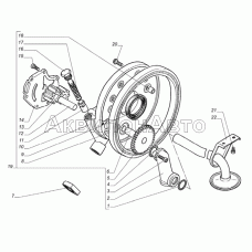 Маслоприемник и насос масляный двигателя, кольцо опроное переднее