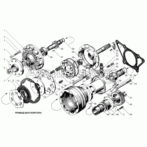Привод вентилятора