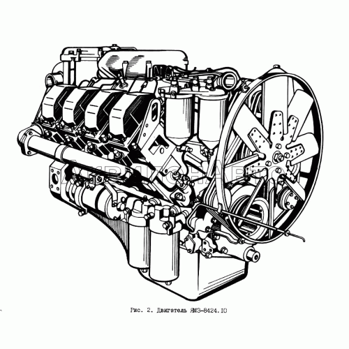 Двигатель ЯМЗ-8424.10