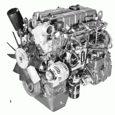 Двигатель ЯМ3-53442-01 со сцеплением