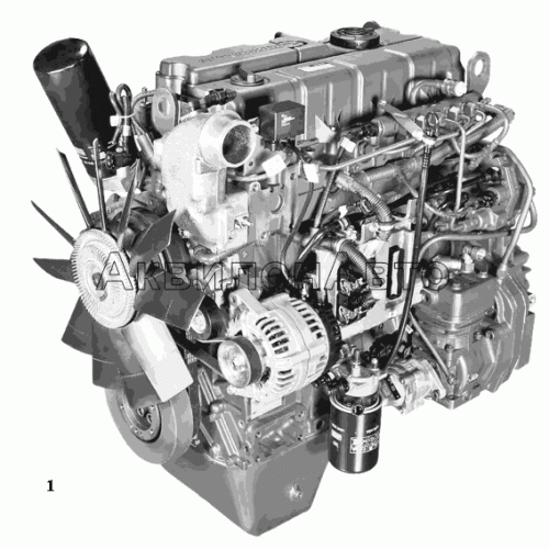 Двигатель ЯМ3-53442-01 со сцеплением Двигатель ЯМ3-53442-01 со сцеплением