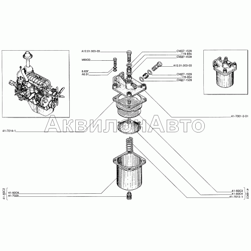 Фильтр топливный грубой очистки Фильтр топливный грубой очистки
