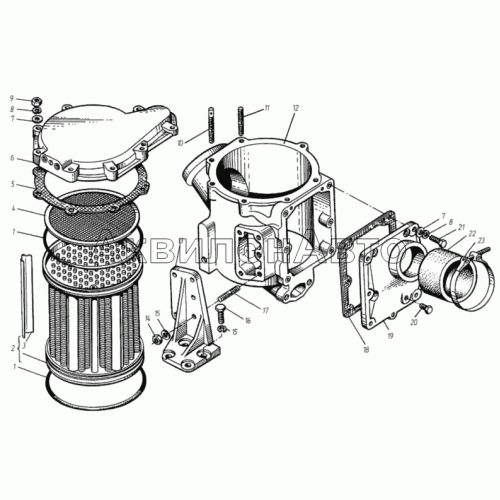 Охладитель наддувочного воздуха