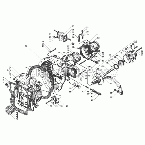 Картер демультипликатора Картер демультипликатора