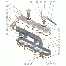 Крышки головок цилиндров,коллектор и сапуны Крышки головок цилиндров,коллектор и сапуны