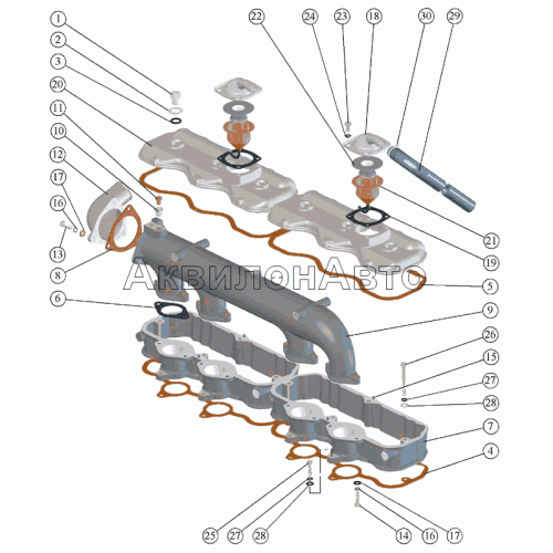 Крышки головок цилиндров,коллектор и сапуны Крышки головок цилиндров,коллектор и сапуны