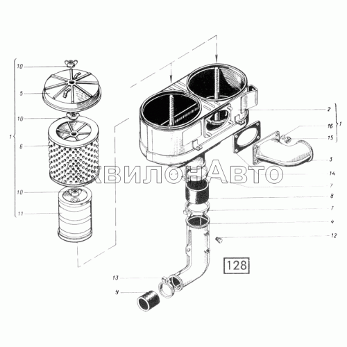 Воздухоочиститель СМД-31, -31А, -31.01, 31Б.04
