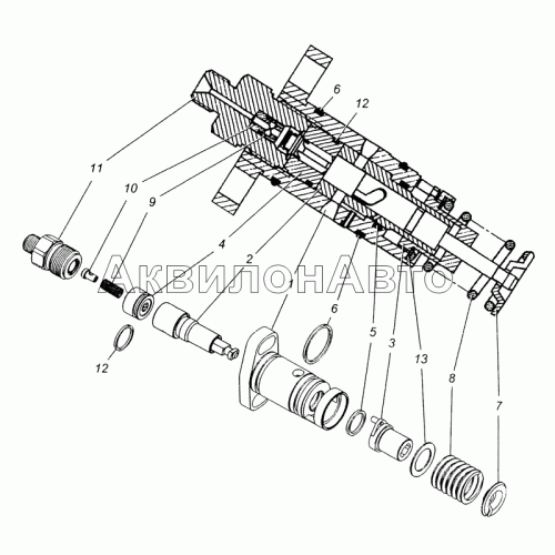 323.1111039-01 Секция топливного насоса в сборе 323.1111039-01 Секция топливного насоса в сборе