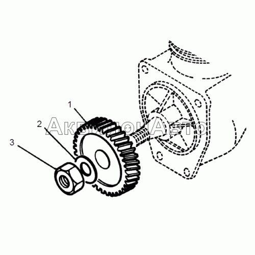 Привод компрессора воздушного