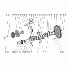 Кривошипно-шатунный механизм Установка шкива Установка маховика Кривошипно-шатунный механизм Установка шкива Установка маховика