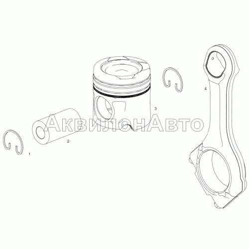 5340.1004007 Установка поршневой группы