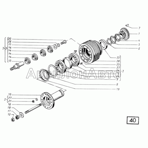 Передний носок коленчатого вала СМД-31, -31А, -31.01, 31Б.04 Передний носок коленчатого вала СМД-31, -31А, -31.01, 31Б.04