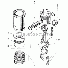 Поршень и шатун