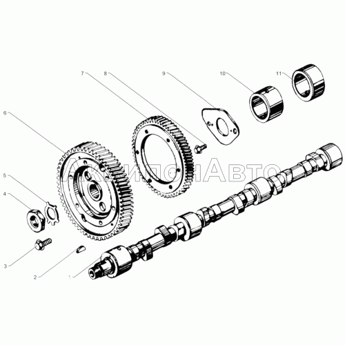 Вал распределительный