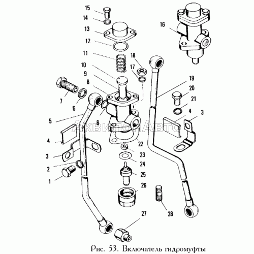 Выключатель гидромуфты