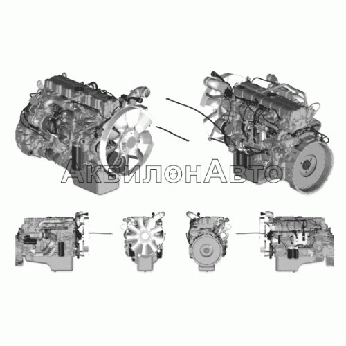 Двигатели ЯМЗ-53602, ЯМ-53622, ЯМЗ-53642
