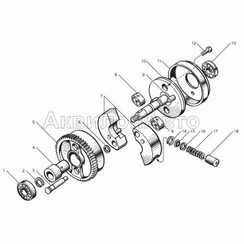 Муфта опережения впрыскивания
