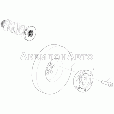Гаситель коленчатого вала