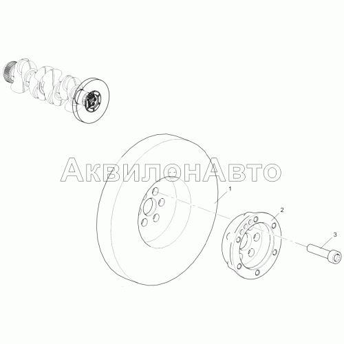 Гаситель коленчатого вала