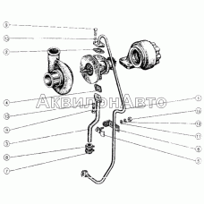 Маслопроводы турбокомпрессора Маслопроводы турбокомпрессора