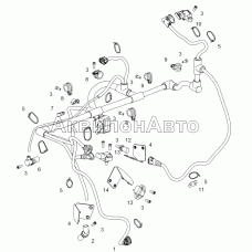 53442.3724011 Установка жгута датчиков (ЯМЗ-53442)