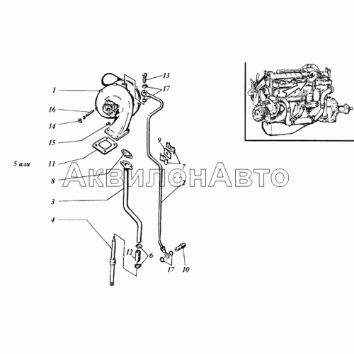Система турбонаддува Система турбонаддува