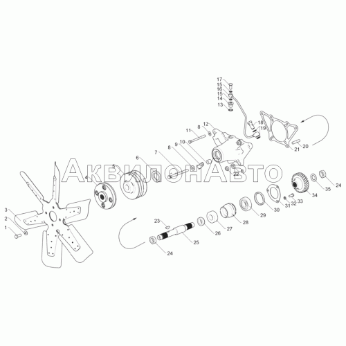 Привод вентилятора