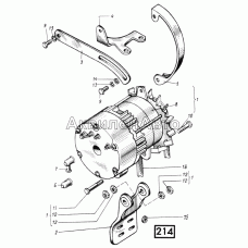 Установка генератора СМД-21, -22, 22А, 23, 23.01, 23.02, 24, 24.01, 24.02