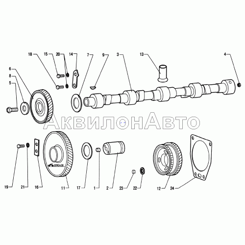 Вал распределительный Вал распределительный