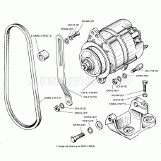Генератор двигателя ЯМЗ-238НБ