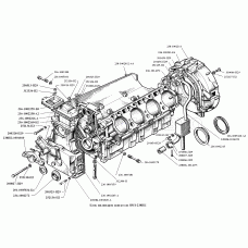 Блок цилиндров двигателя ЯМЗ-238НБ