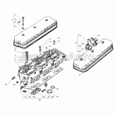 ГОЛОВКА ЦИЛИНДРОВ двигателей ЯМЗ-6562.10, ЯМЗ-6563.10