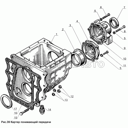 Картер понижающей передачи Картер понижающей передачи
