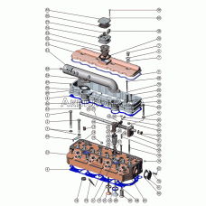Установка головки цилиндров и впускного тракта. Клапаны и толкатели клапанов