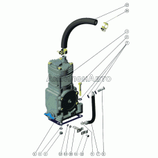 Установка пневмокомпрессора Установка пневмокомпрессора