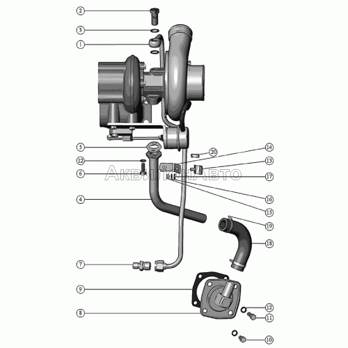 Маслопроводы турбокомпрессора. Маслопроводы турбокомпрессора.