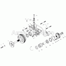 Привод вентилятора с вязкостной муфтой