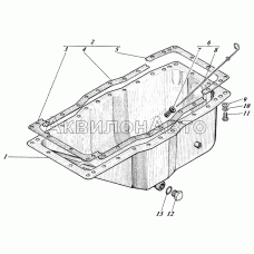 Крышка картера нижняя 41-08с 1-11