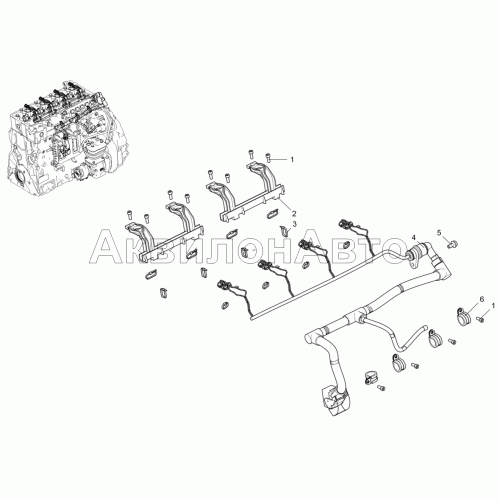 Жгут форсунок